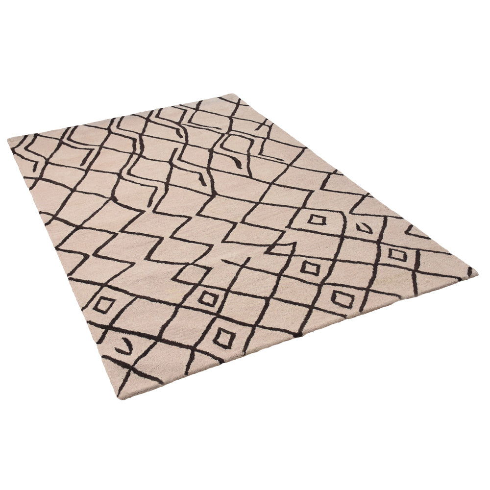 Maze Hand Tufted Wool Area Rug