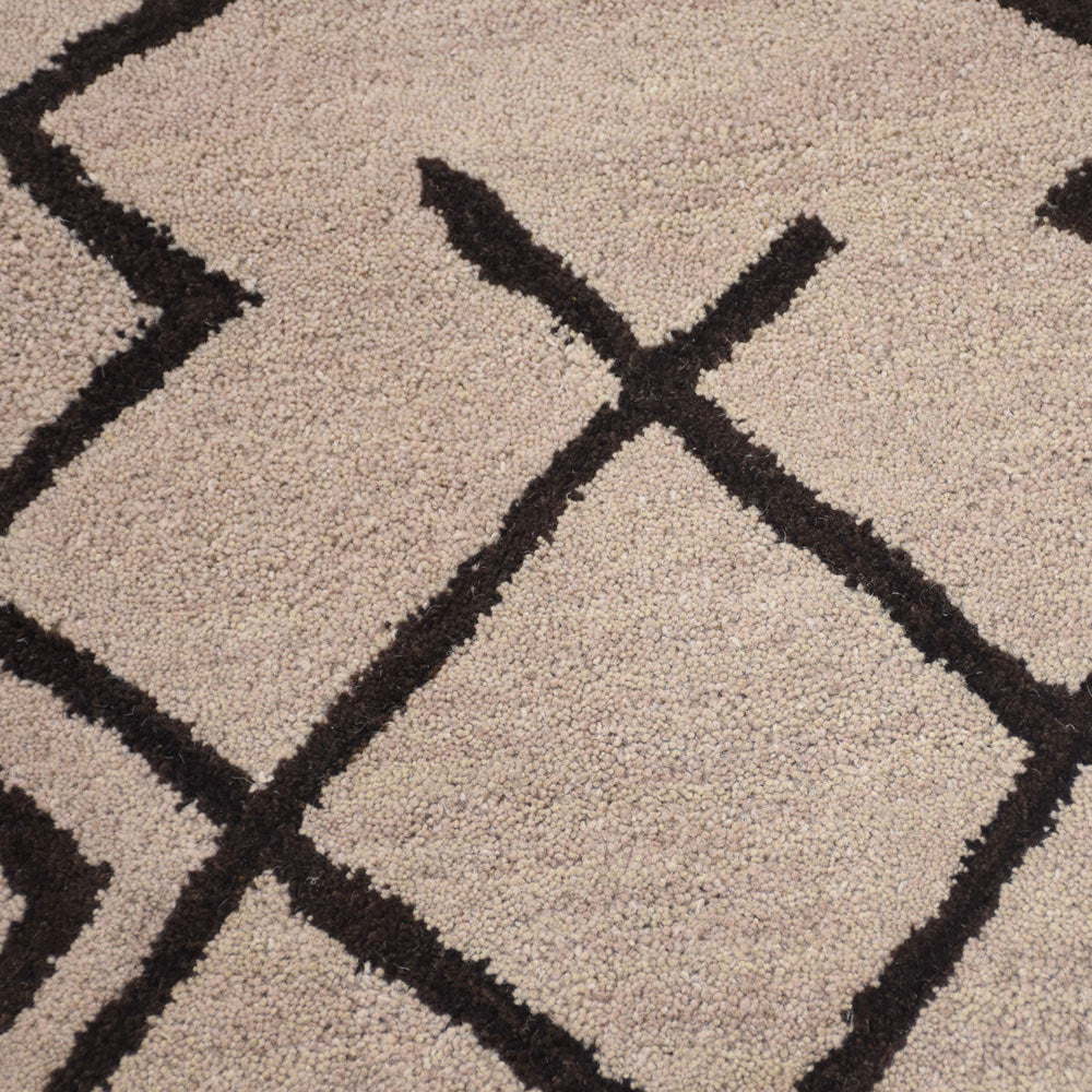 Maze Hand Tufted Wool Area Rug