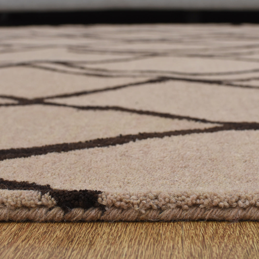 Maze Hand Tufted Wool Area Rug