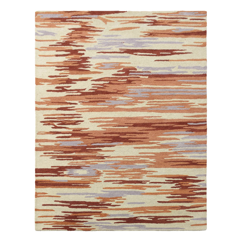 Vibrato Hand Tufted Abstract Wool Area Rug