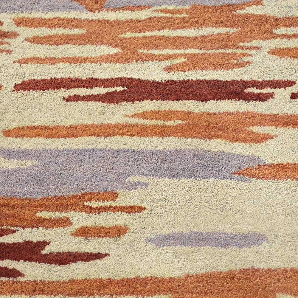Vibrato Hand Tufted Abstract Wool Area Rug