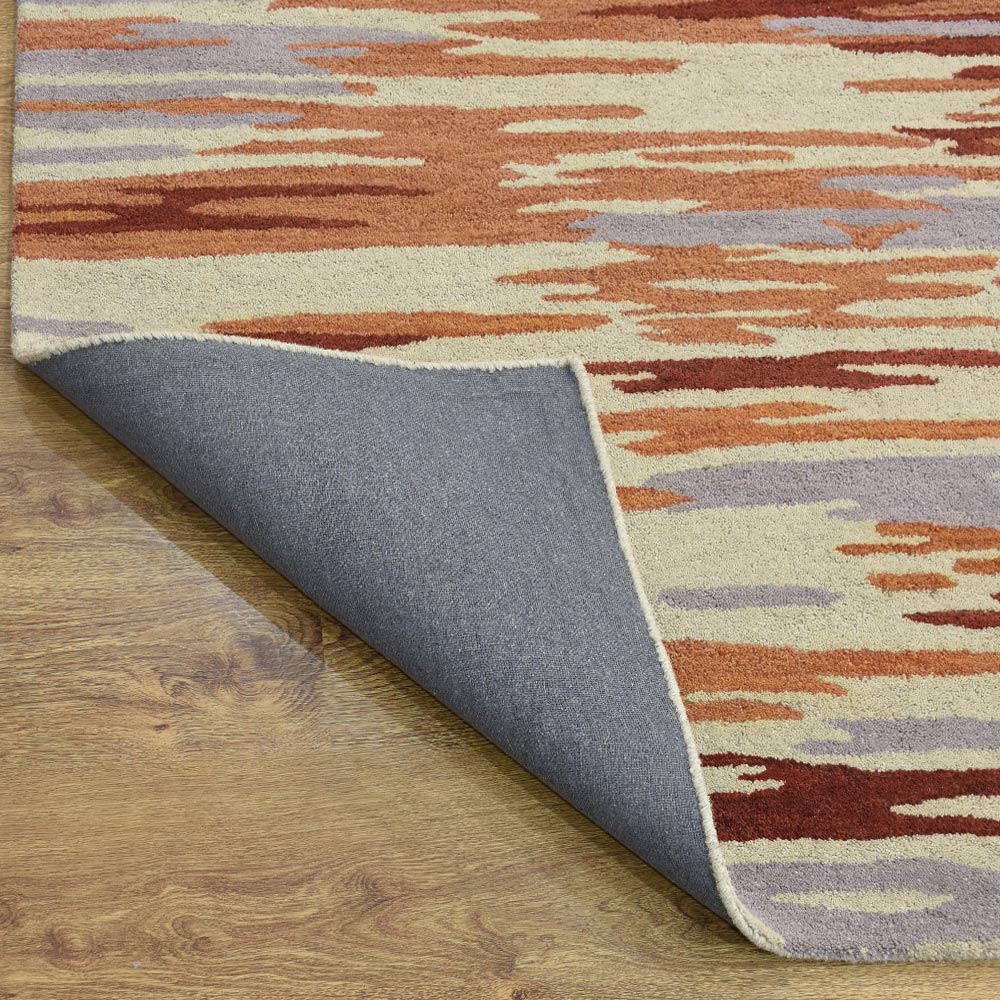 Vibrato Hand Tufted Abstract Wool Area Rug