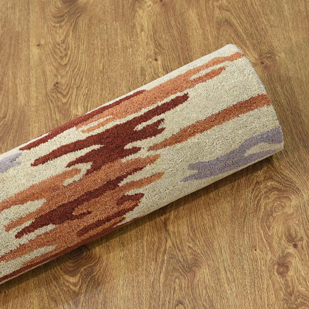 Vibrato Hand Tufted Abstract Wool Area Rug
