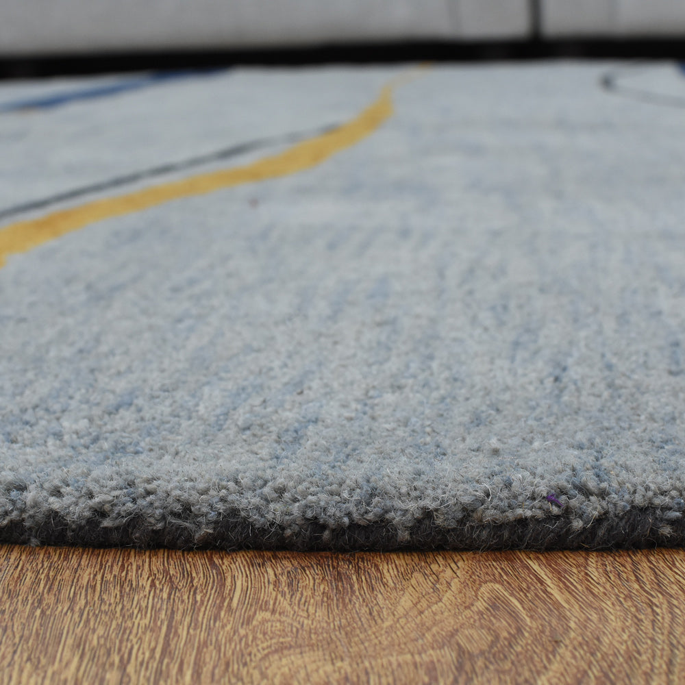 Fleur Hand Tufted Wool Area Rug