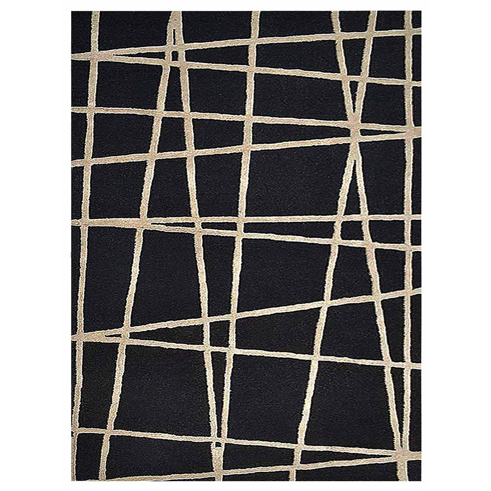 Interlace Hand Tufted Wool Rug