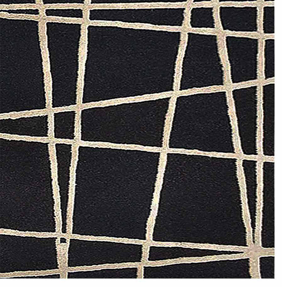 Interlace Hand Tufted Wool Rug