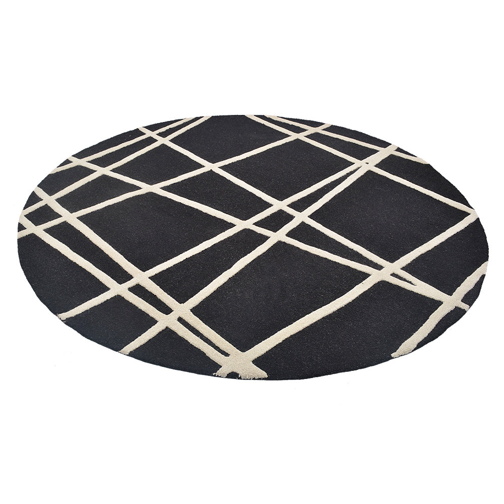 Interlace Hand Tufted Wool Rug
