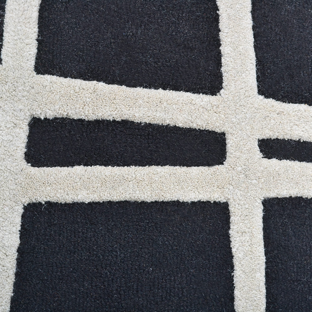 Interlace Hand Tufted Wool Rug
