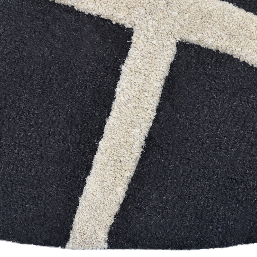 Interlace Hand Tufted Wool Rug