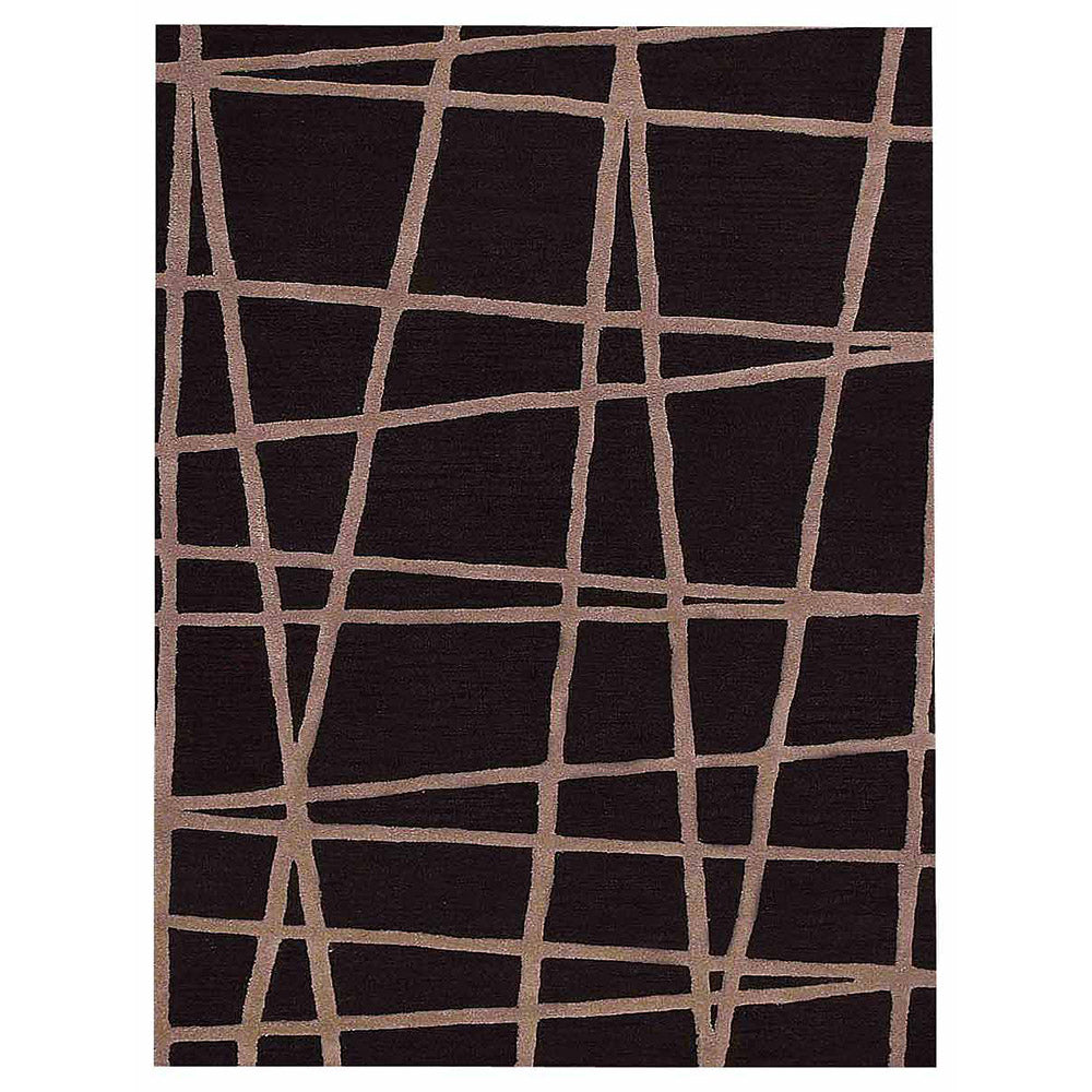Interlace Hand Tufted Wool Rug