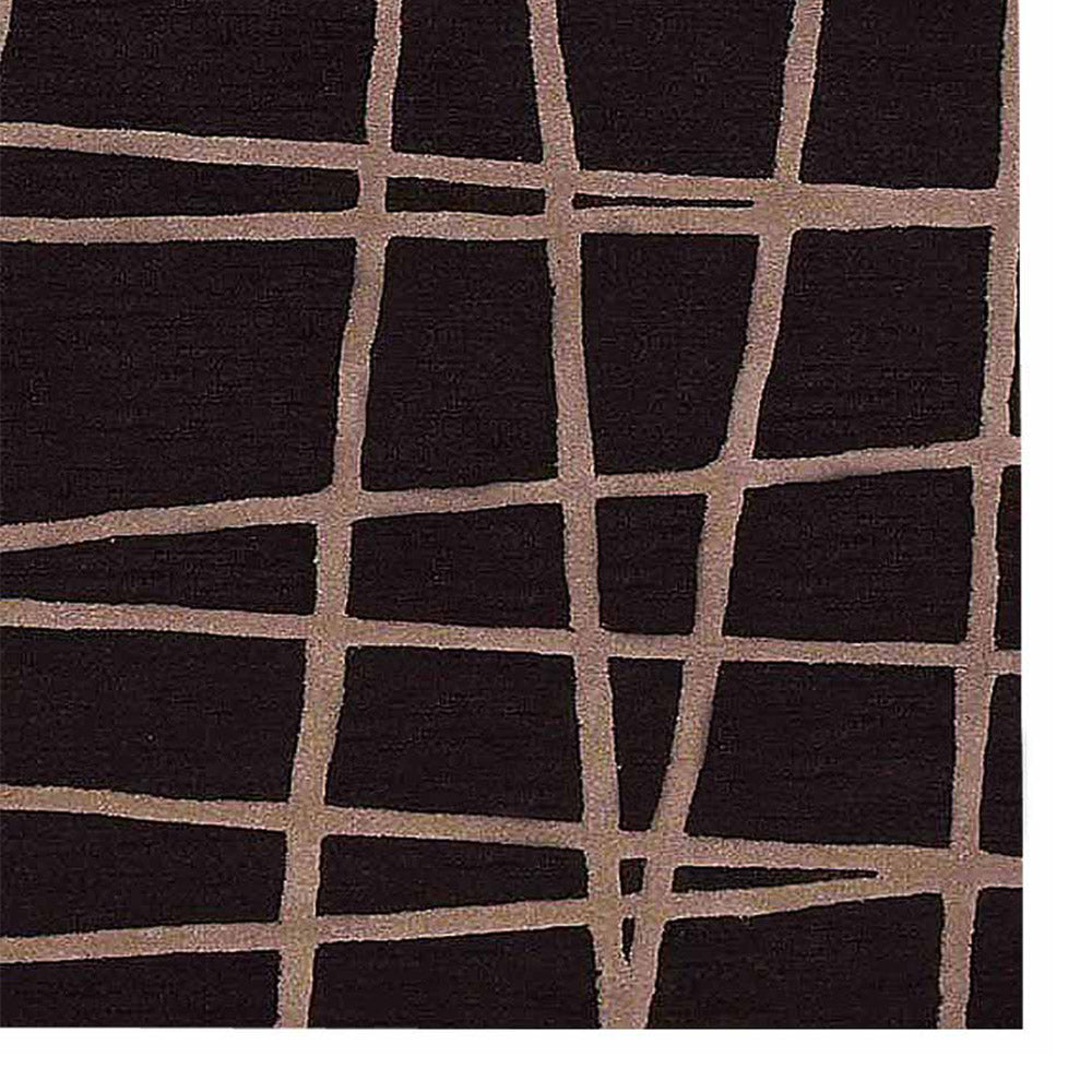 Interlace Hand Tufted Wool Rug