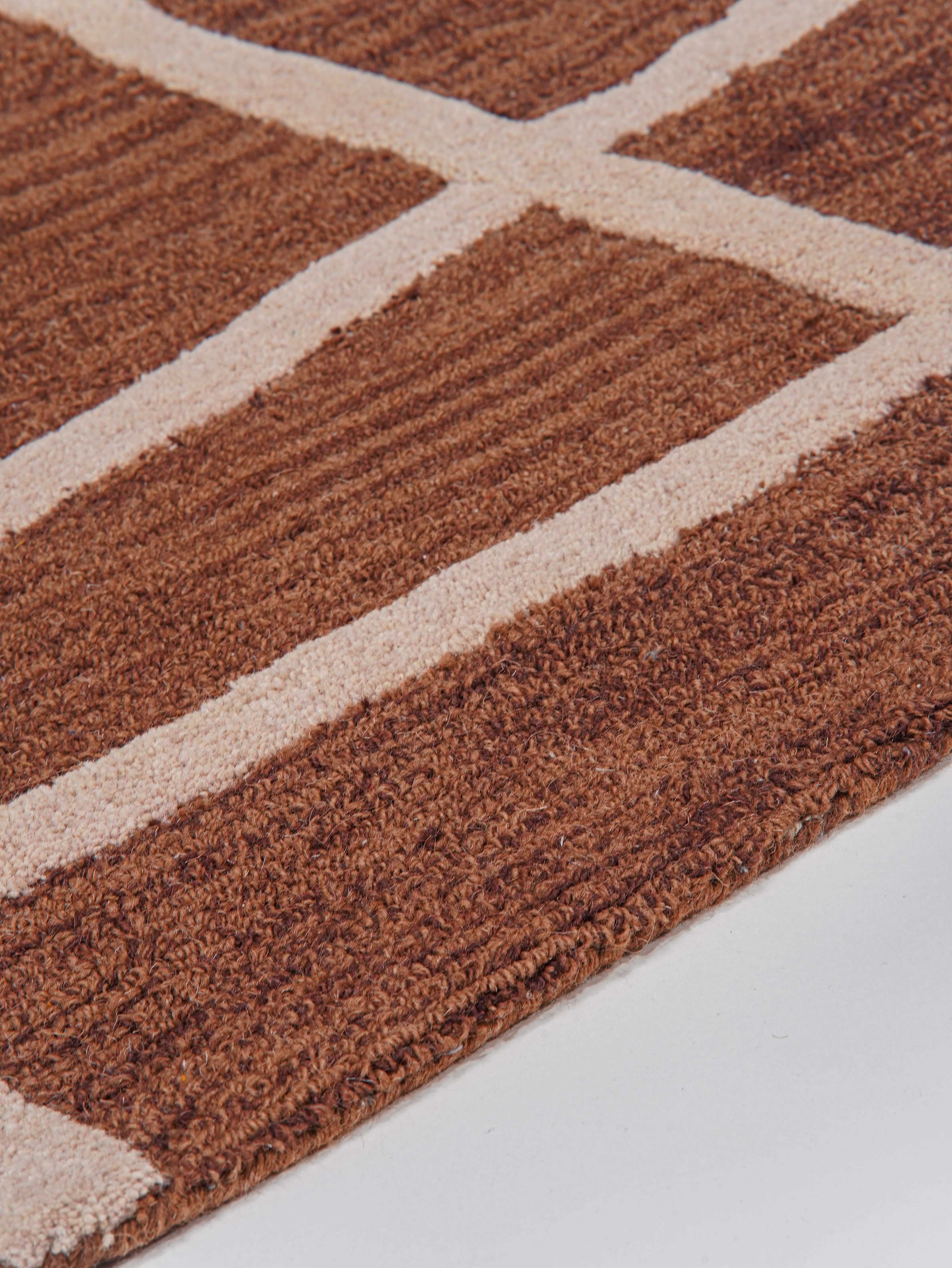 Interlace Hand Tufted Wool Rug