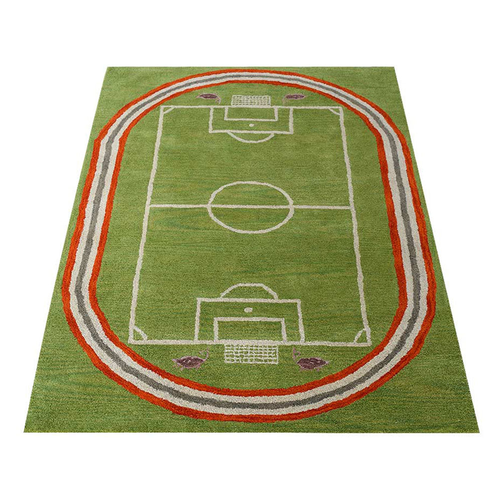 Soccer Field Play Rug