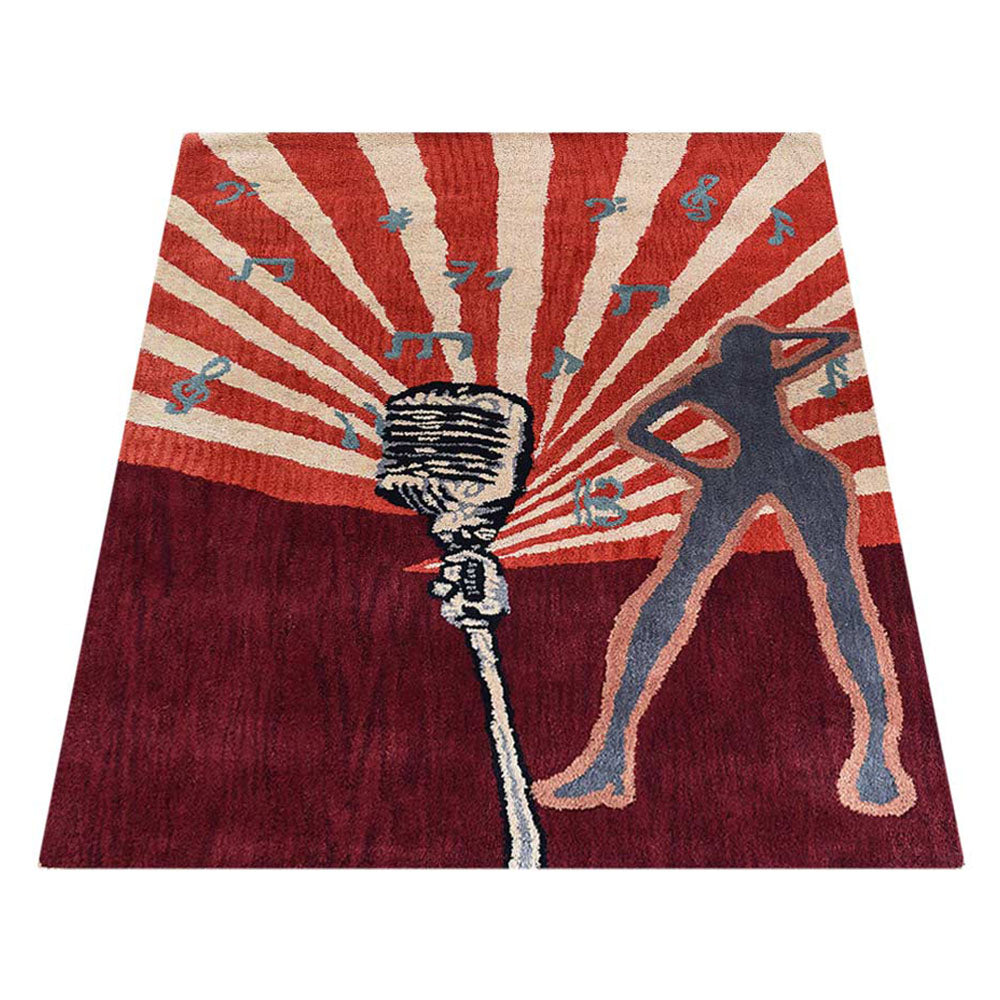 Mike Hand Tufted Wool Area Rug