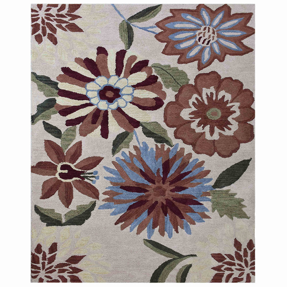 Falak Hand Tufted Wool Area Rug