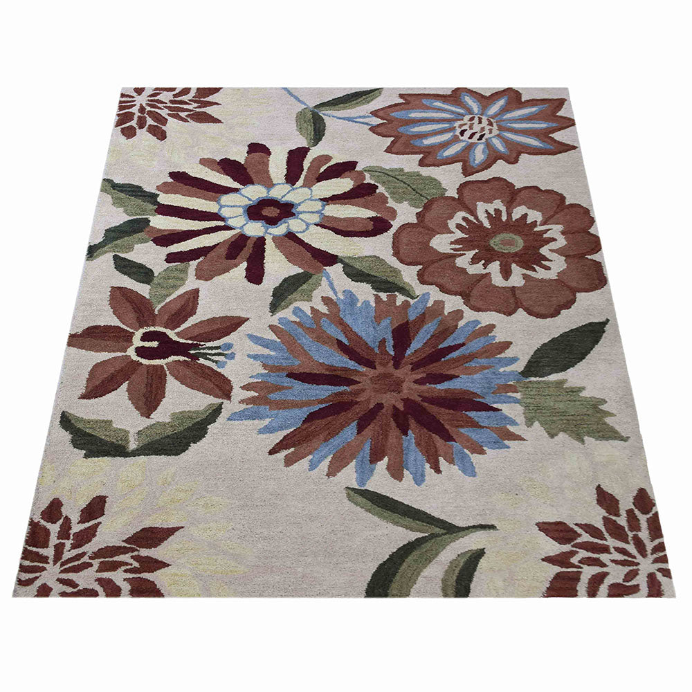 Falak Hand Tufted Wool Area Rug