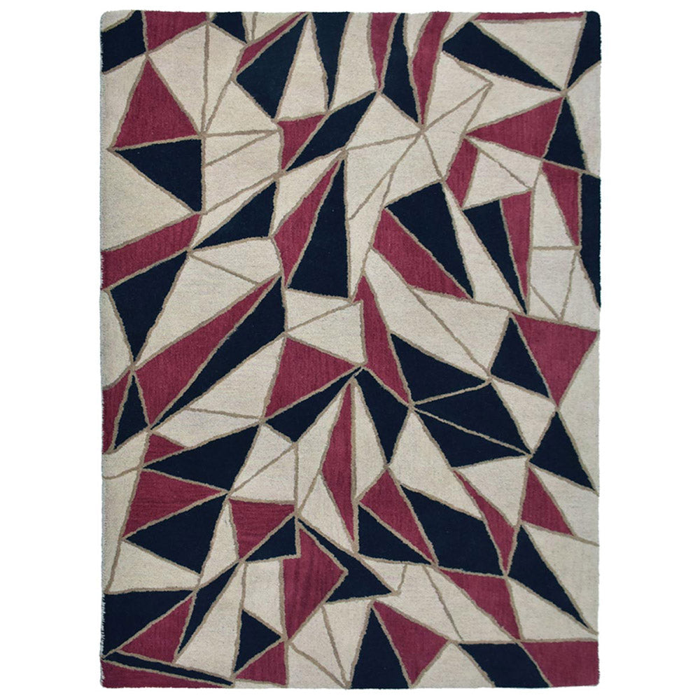 Fractured Mirage Hand Tufted Wool Rug