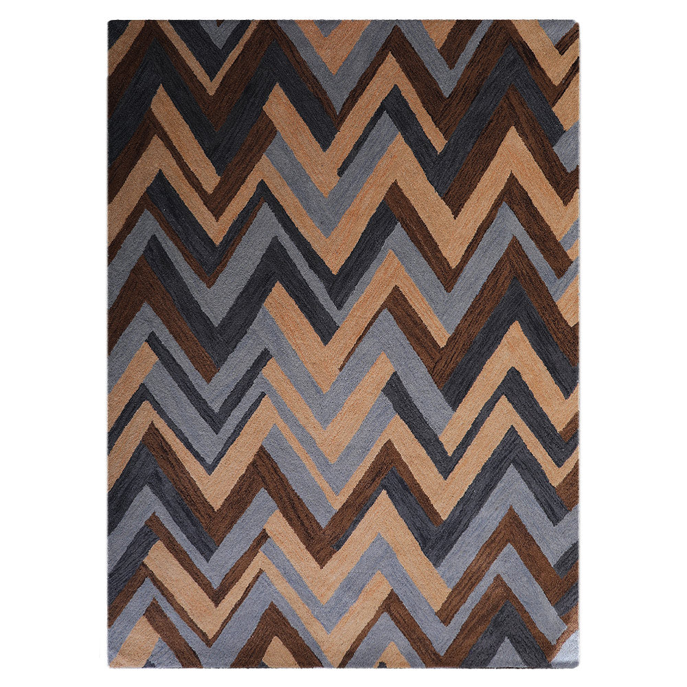 Zigura Hand Tufted Abstract Area Rug