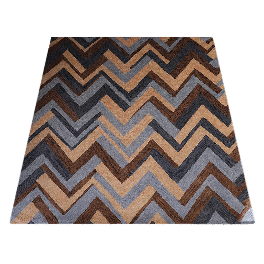 Zigura Hand Tufted Abstract Area Rug
