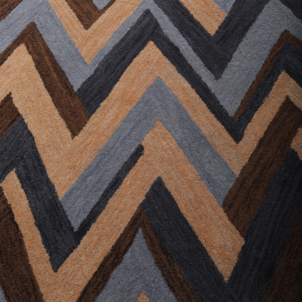 Zigura Hand Tufted Abstract Area Rug