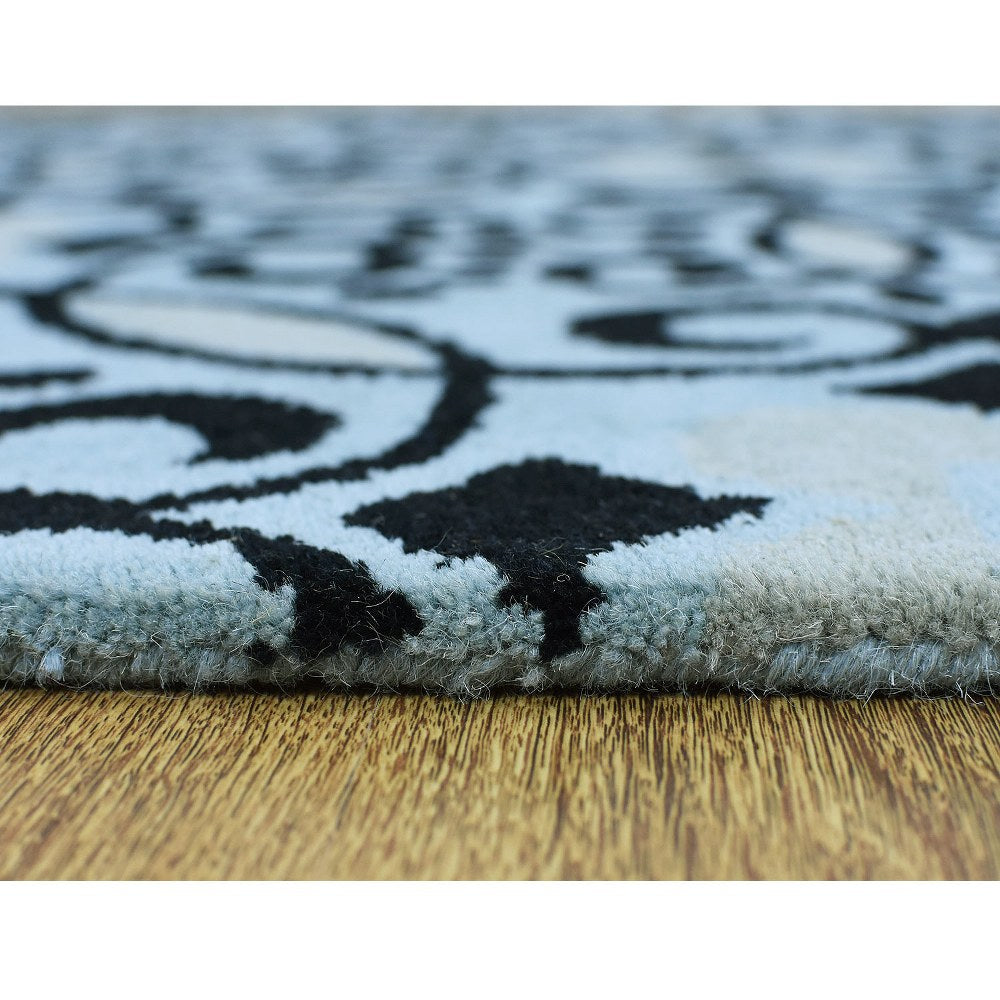Ornate Hand Tufted Wool Rug