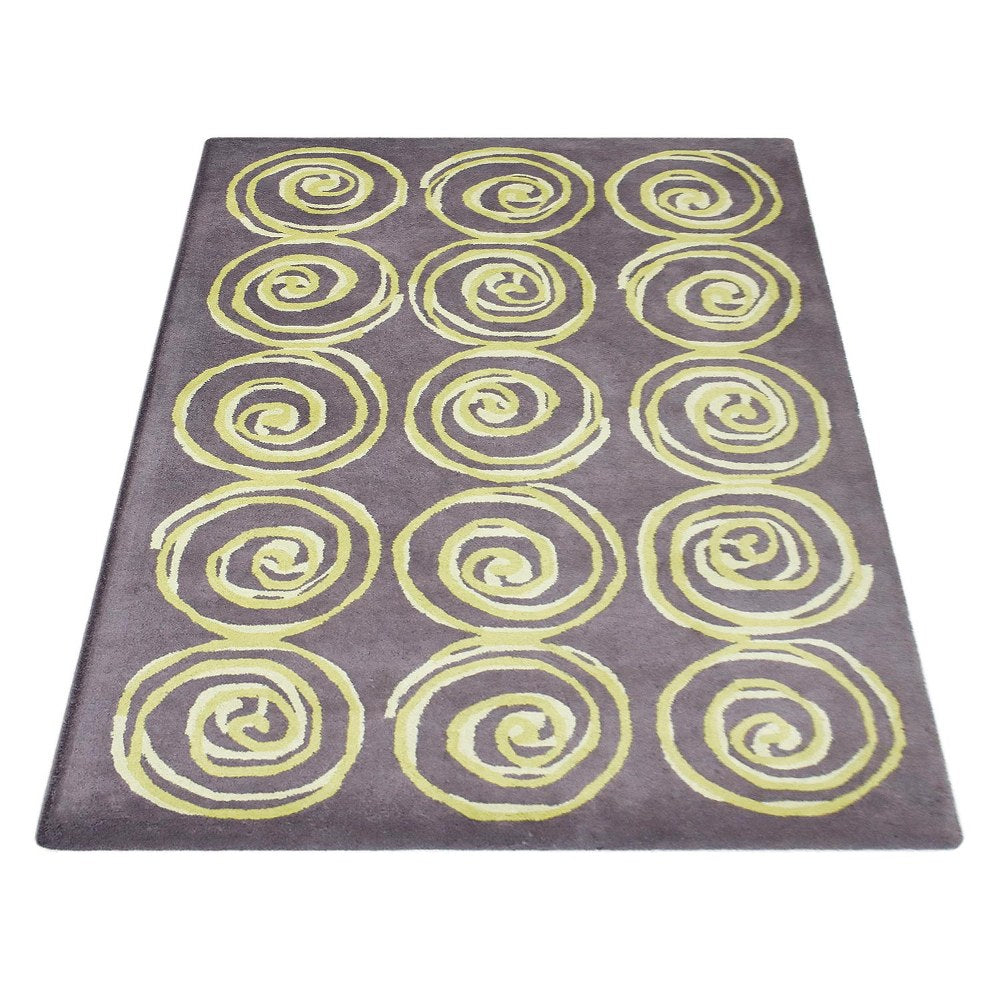 Spiral Harmon Hand Tufted Wool Rug