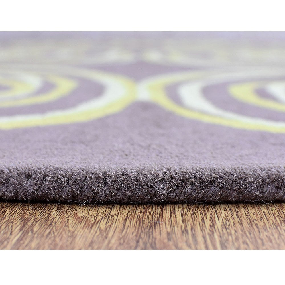 Spiral Harmon Hand Tufted Wool Rug