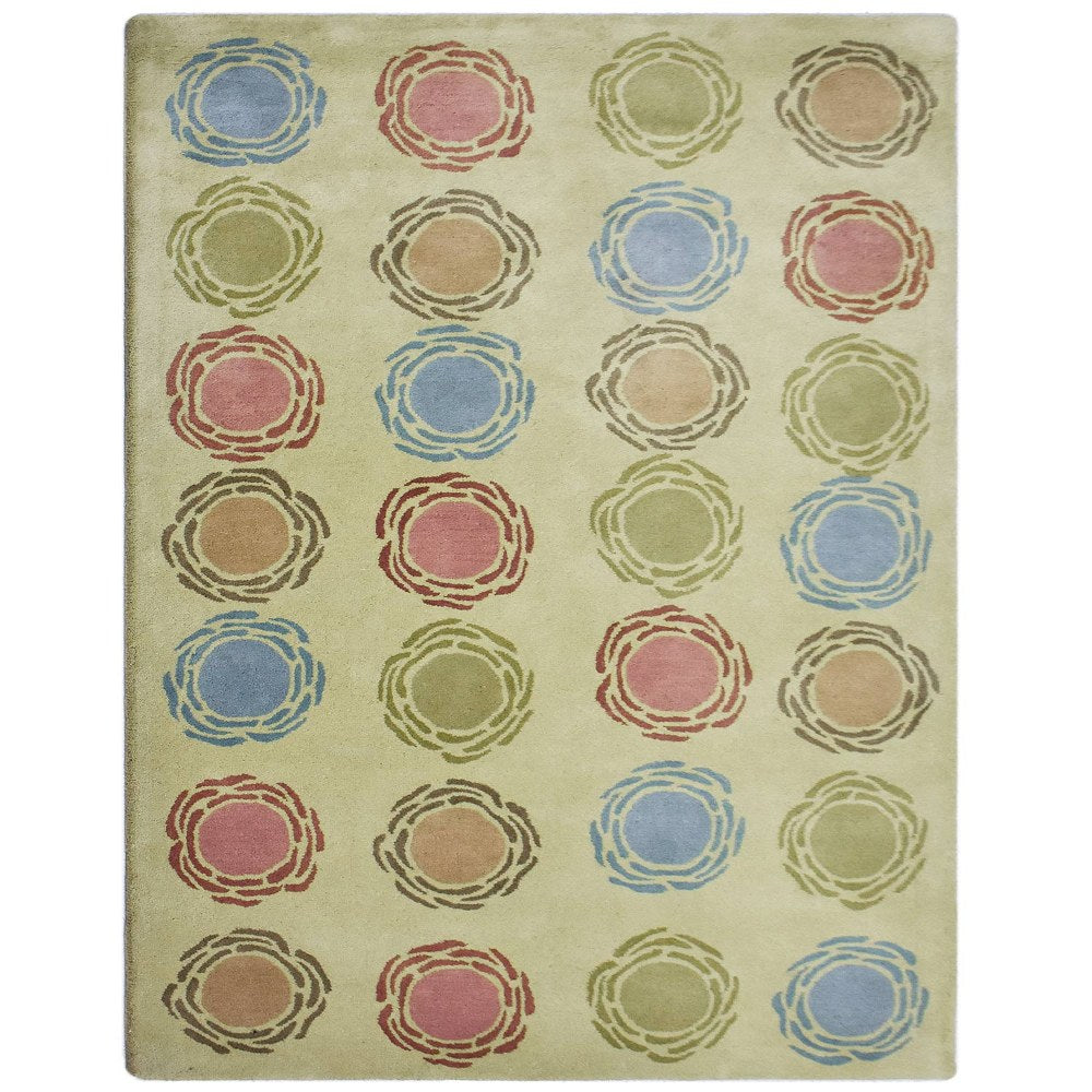 Whimsy Circles Hand Tufted Rug