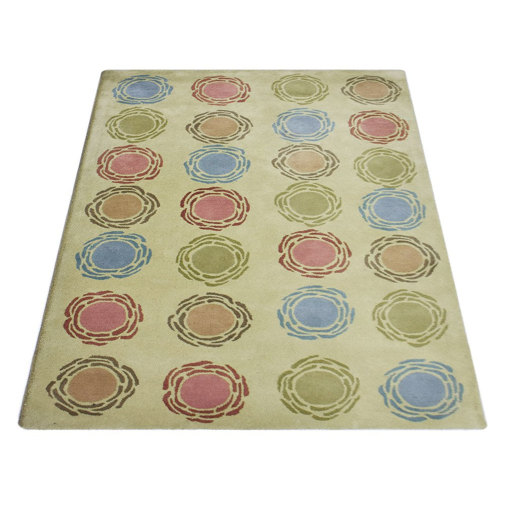 Whimsy Circles Hand Tufted Rug