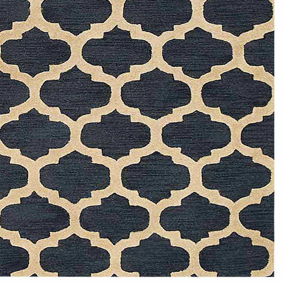 Majestic Moorish Hand Tufted Rug