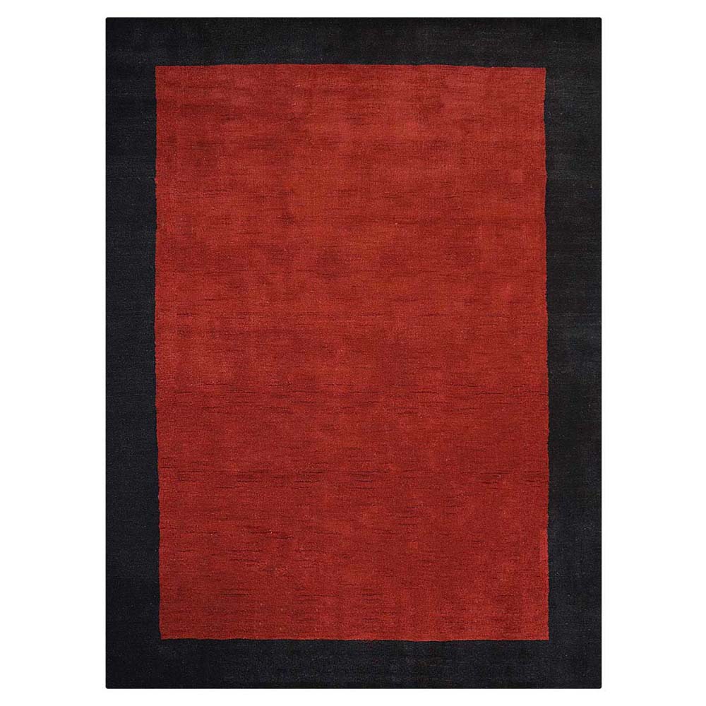 Frame Hand Knotted Wool Rug