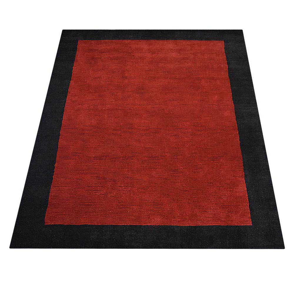 Frame Hand Knotted Wool Rug
