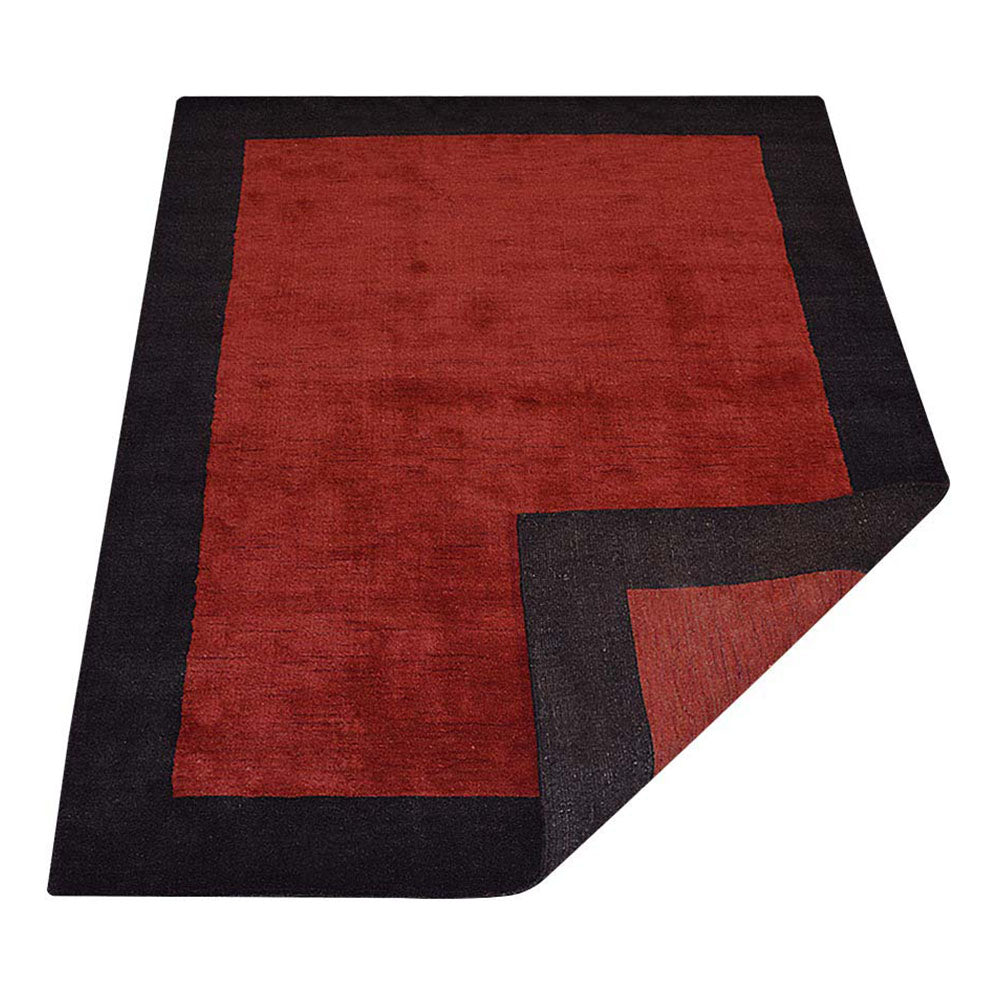 Frame Hand Knotted Wool Rug