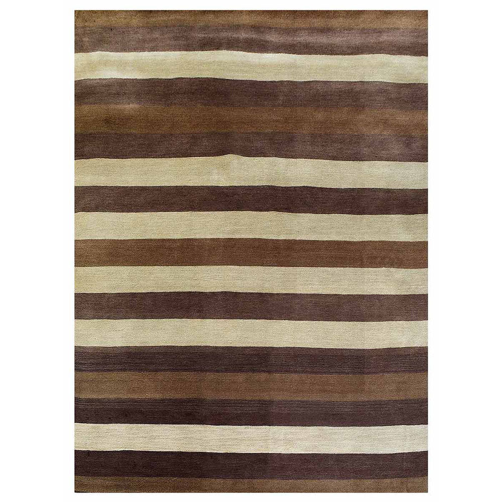 Decker Hand Knotted Loom Wool Area Rug