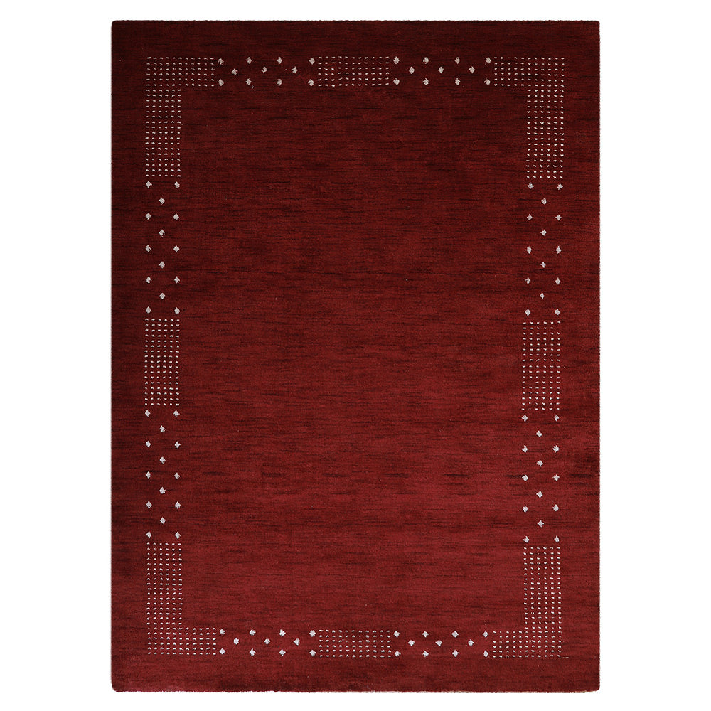 Teal Hand Knotted Wool Rug