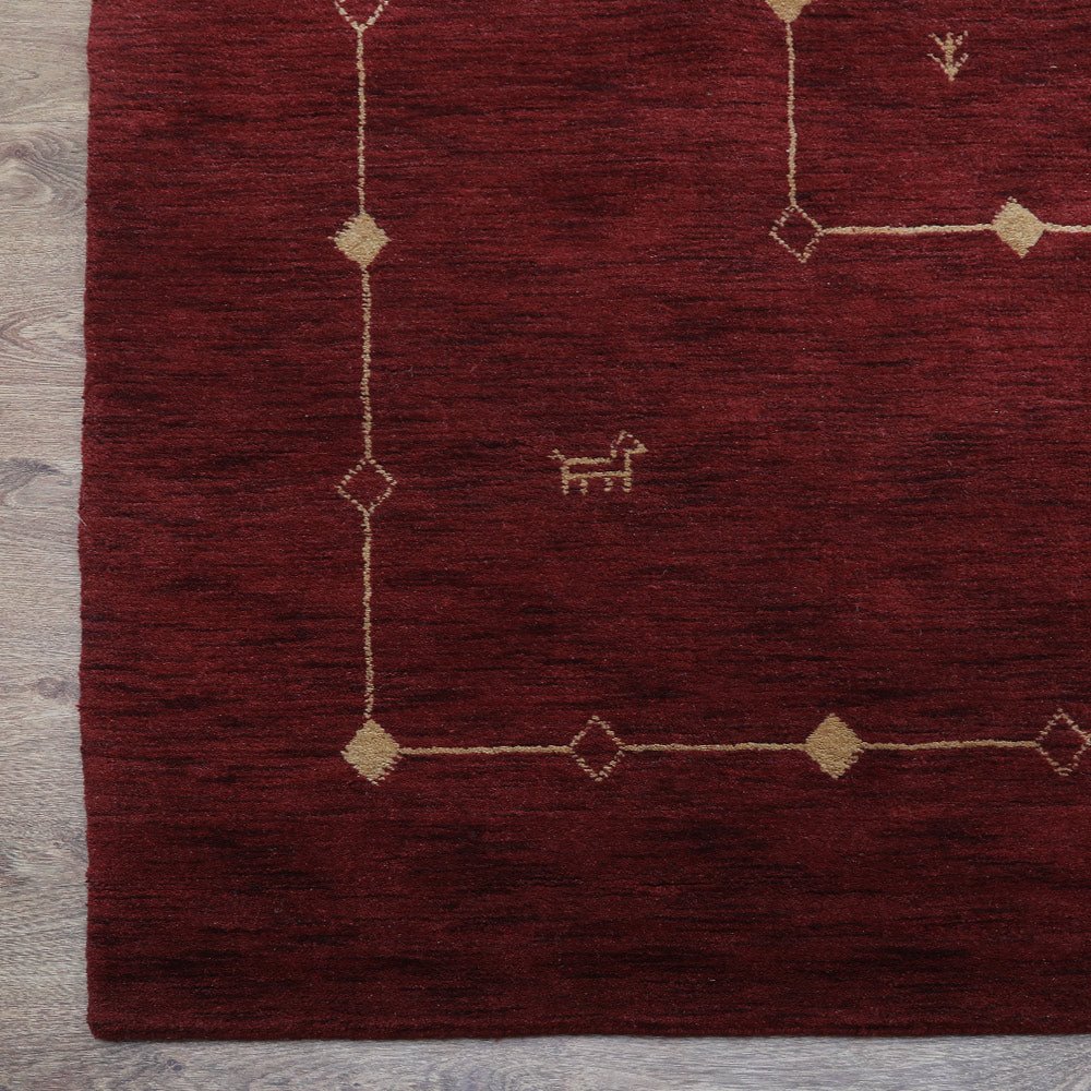 Luanda Hand Knotted Loom Wool Area Rug - BBH HOMES LLC