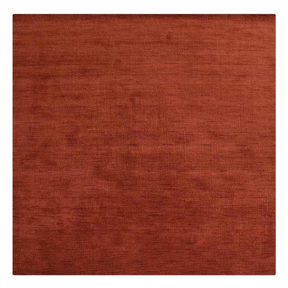 Light Red Hand Knotted Wool Rug