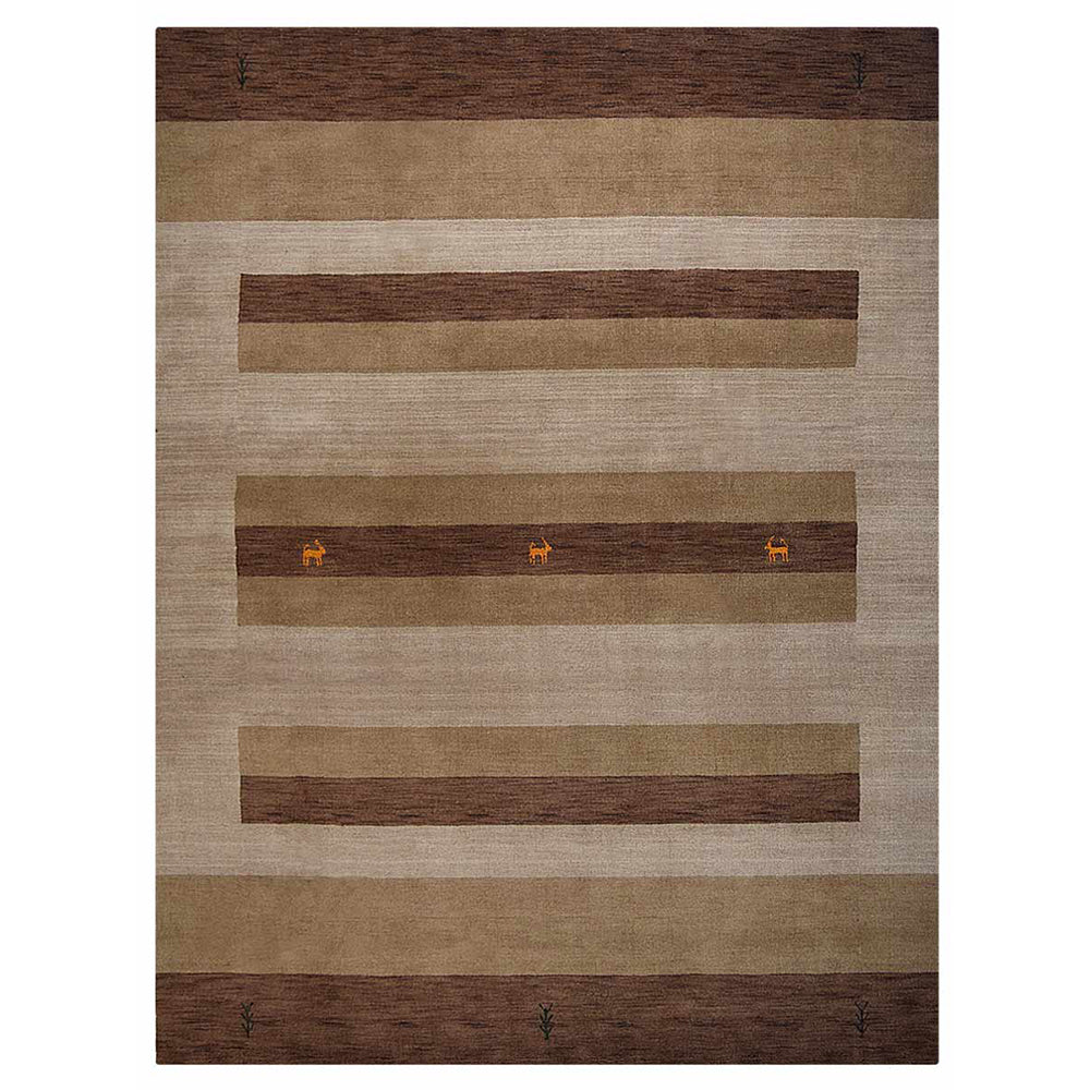 Safari Hand Knotted Wool Rug