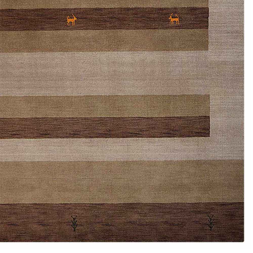 Safari Hand Knotted Wool Rug