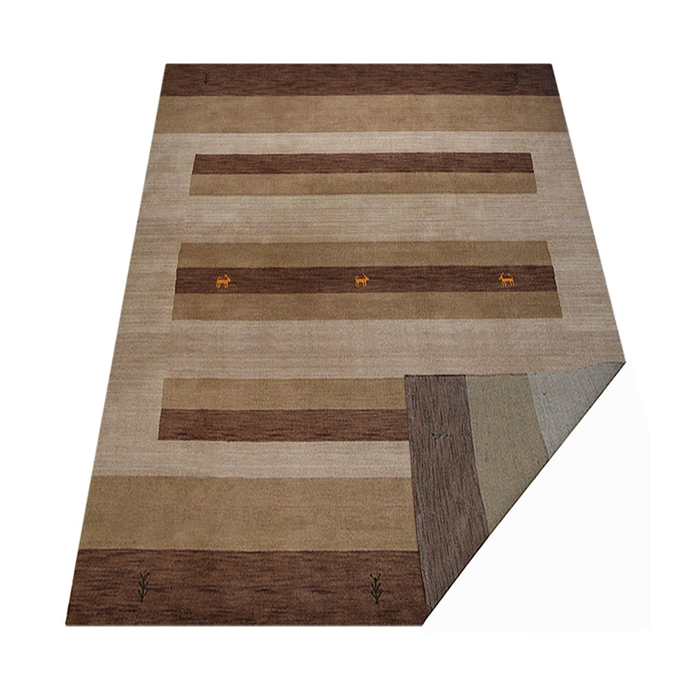 Safari Hand Knotted Wool Rug