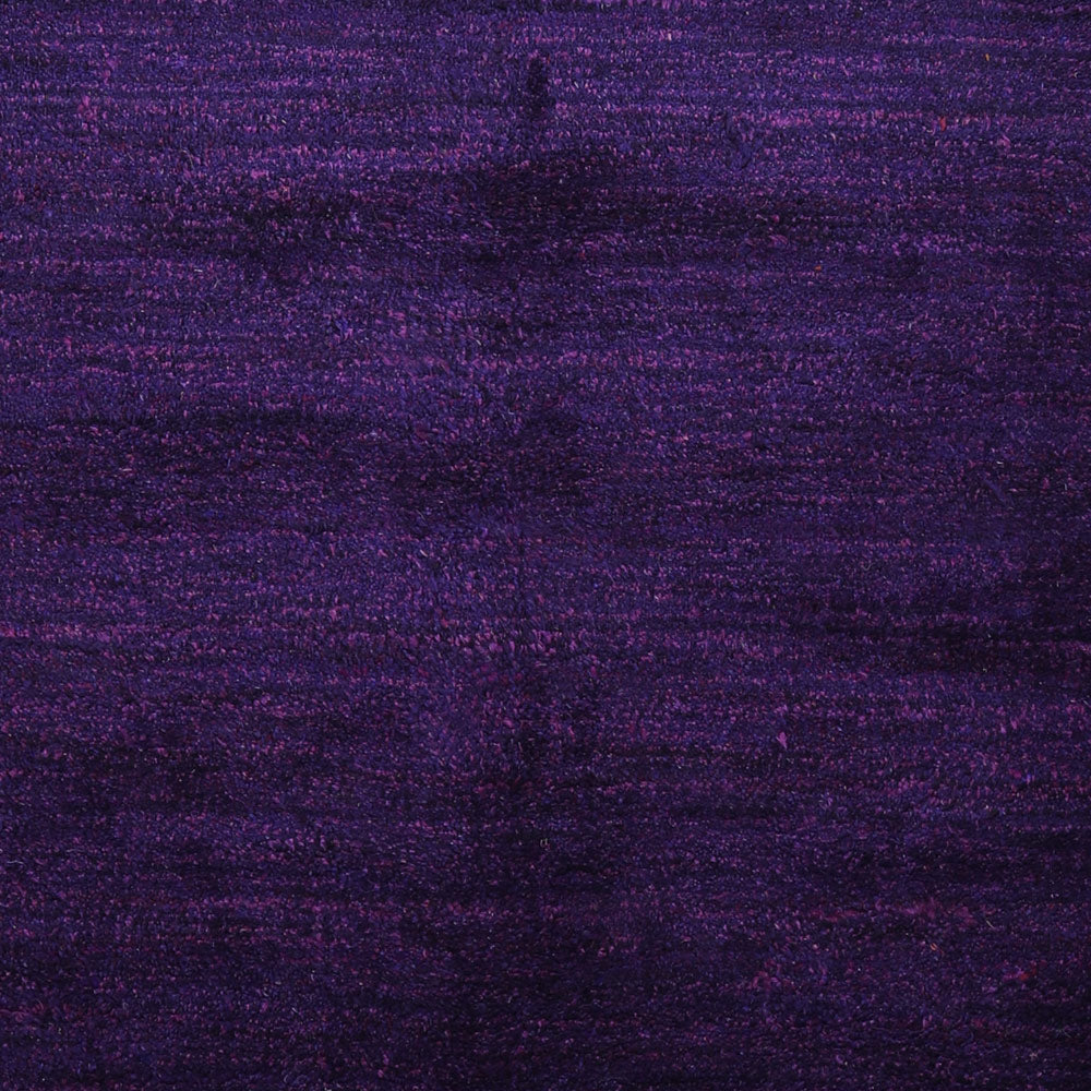 Solid Hand Knotted Silk Rug