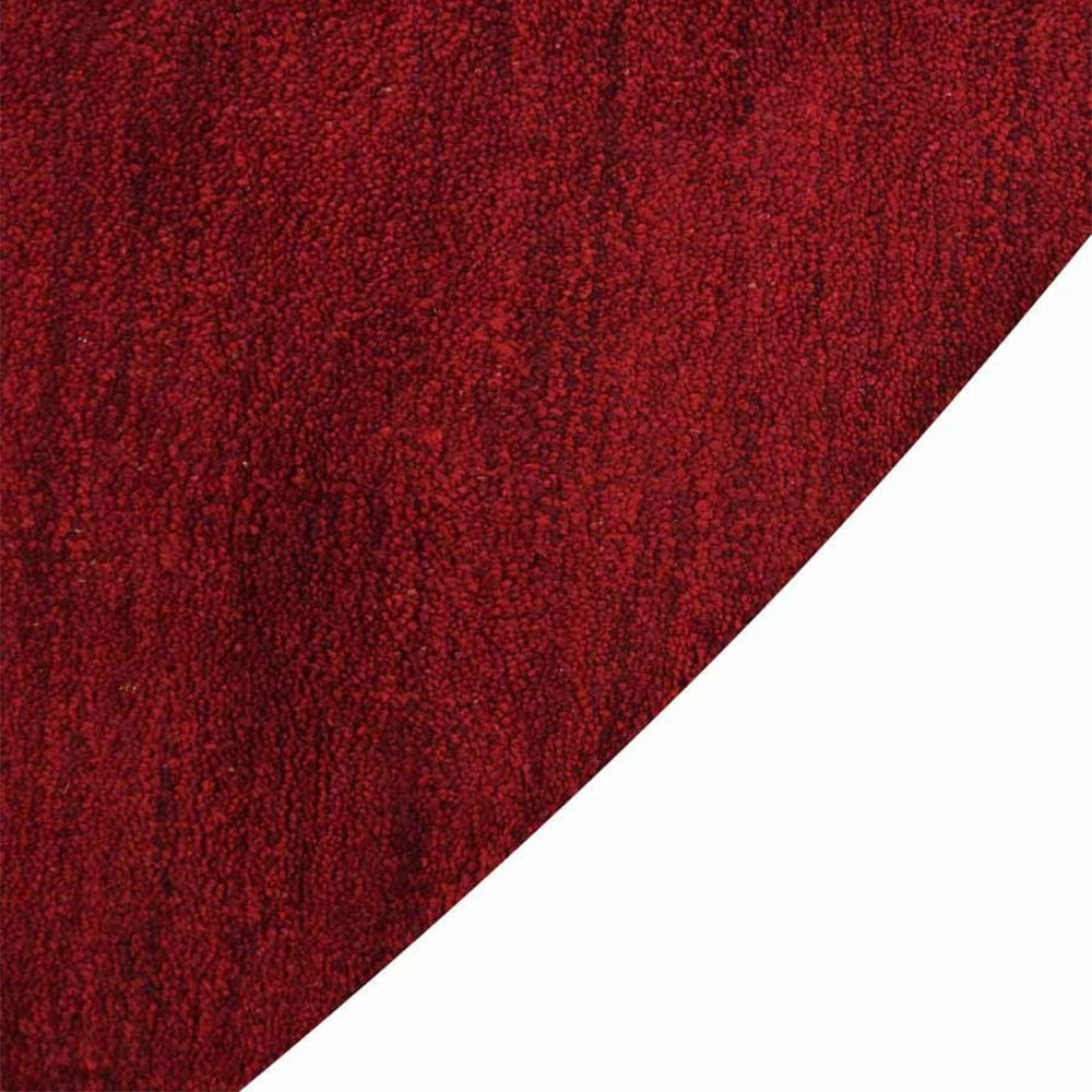 Solid Hand Knotted Silk Rug