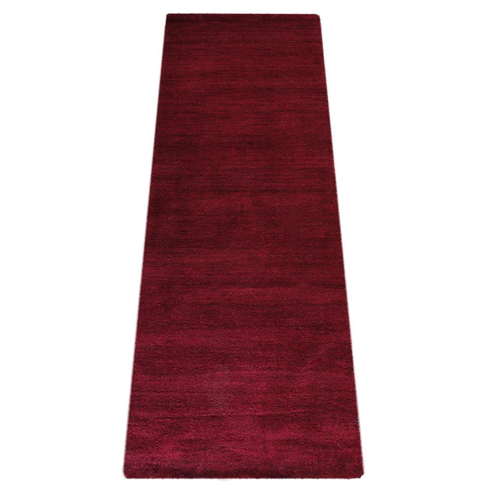 Solid Hand Knotted Silk Rug