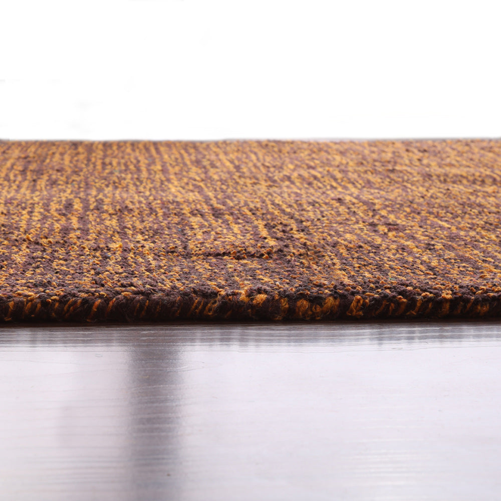 Dual tone Hand Knotted Silk & Wool Rug