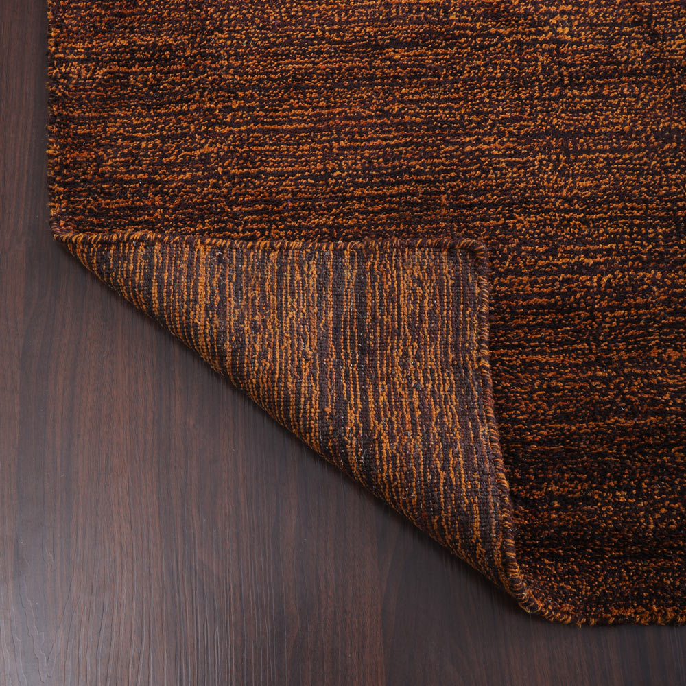 Dual tone Hand Knotted Silk & Wool Rug