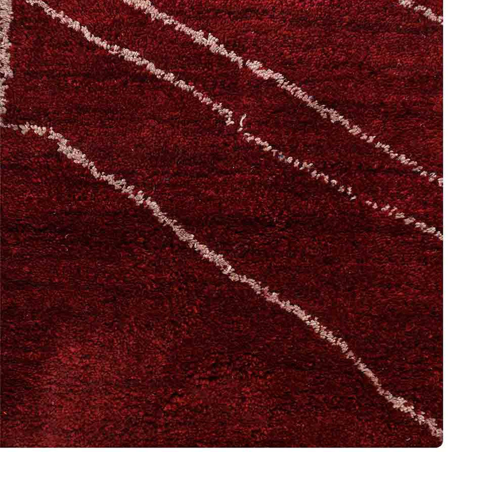 Cube Hand Knotted Silk Rug