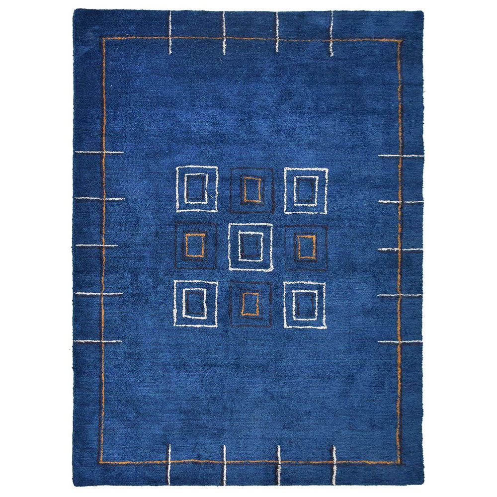 Caro Hand Knotted Loom Silk Area Rug