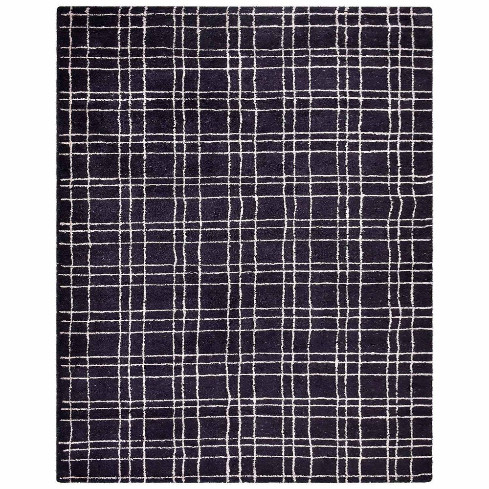 Grid Hand Knotted Rug