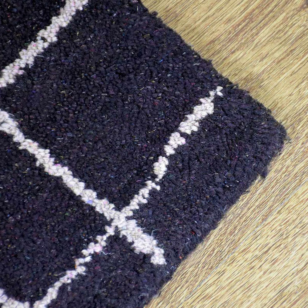 Grid Hand Knotted Rug