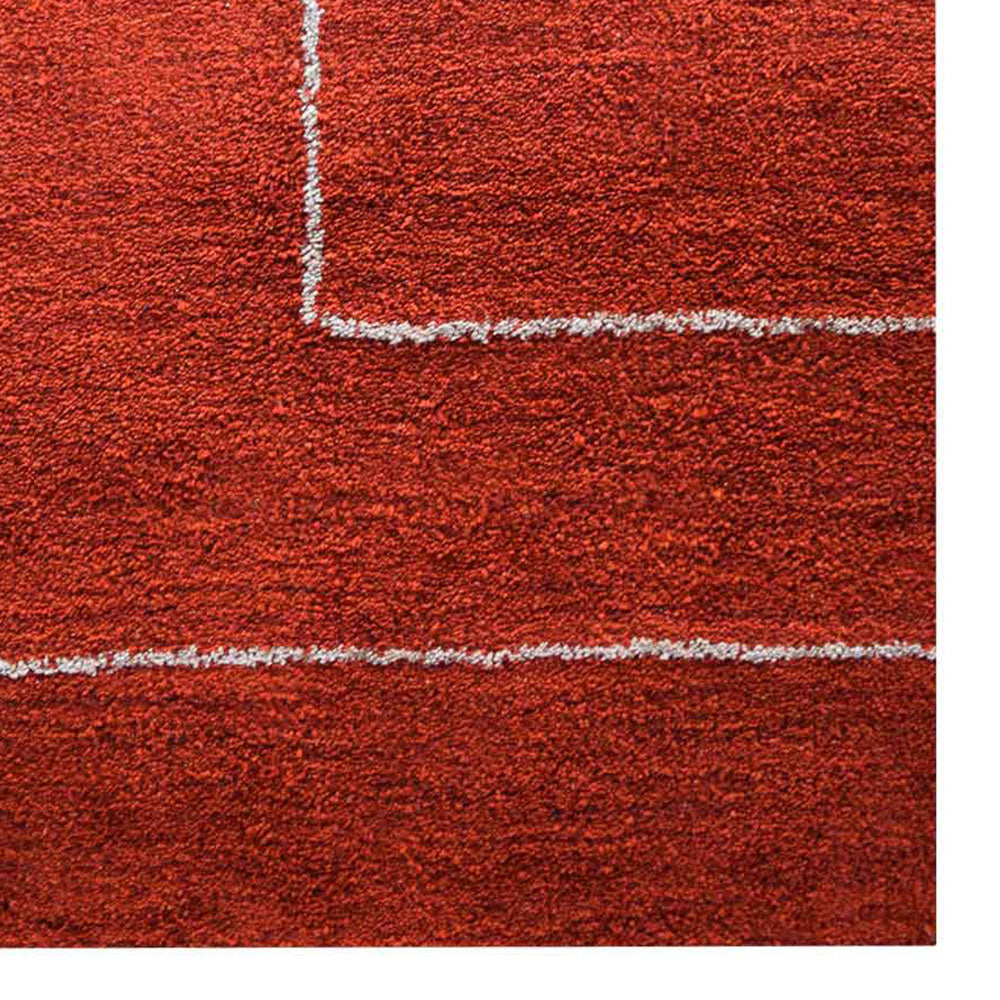 Warli Hand Knotted Loom Silk Area Rug